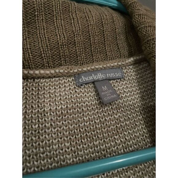 Charlotte Russe Aztec Print Open Front Cardigan Size Medium - Picture 3 of 5